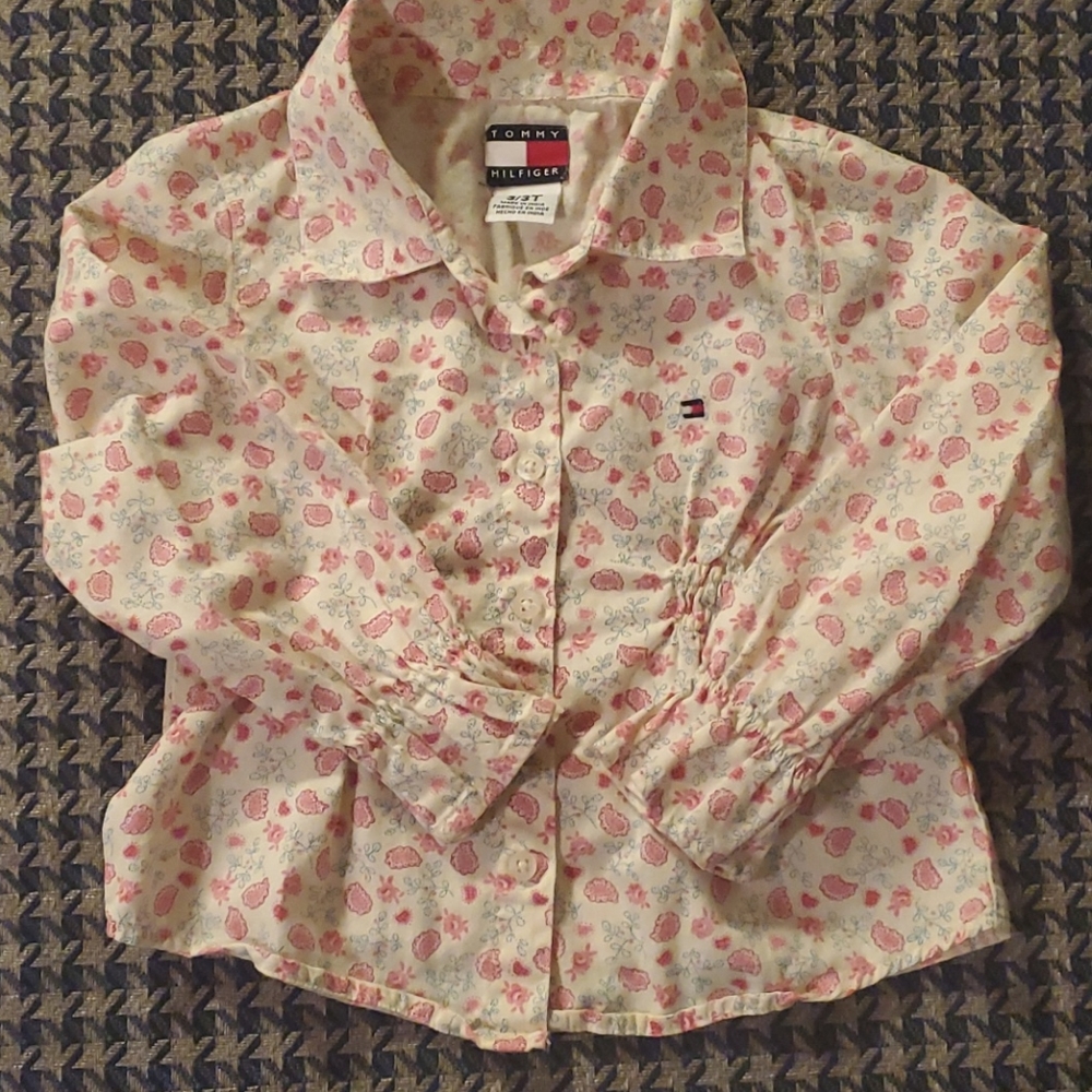 Tommy Hilfiger Floral Button Down Shirt